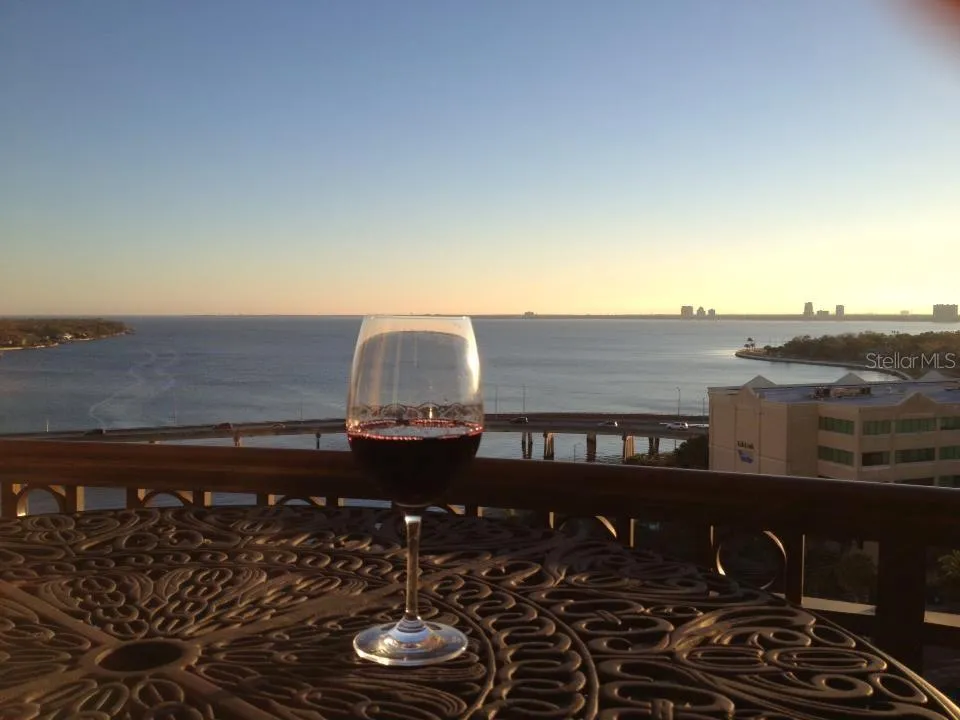 Unit's balcony view