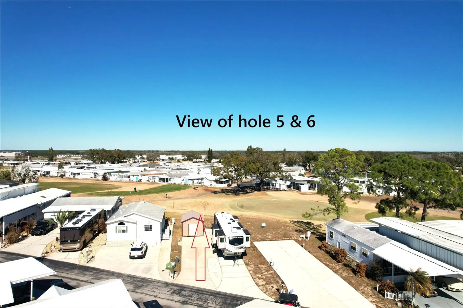 Views of Hole 5 & 6 on Deer Creek's Golf Course