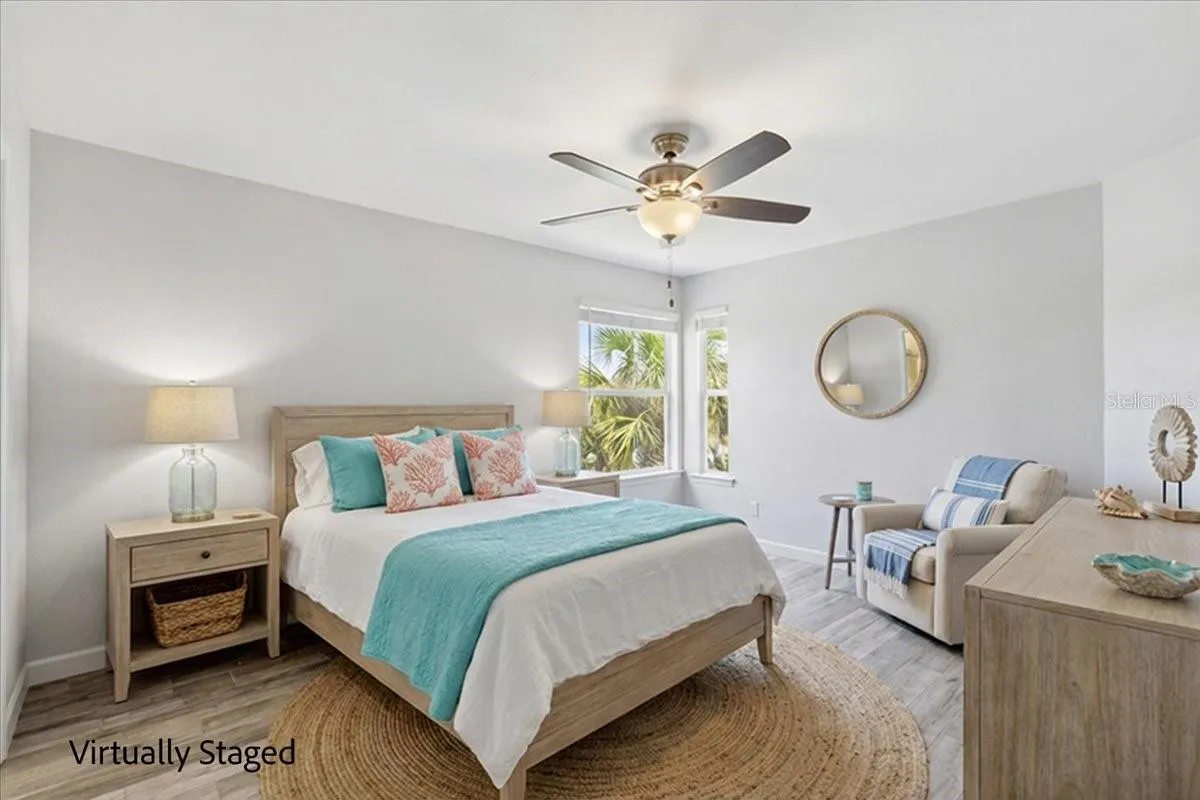 Staged Master bedroom
