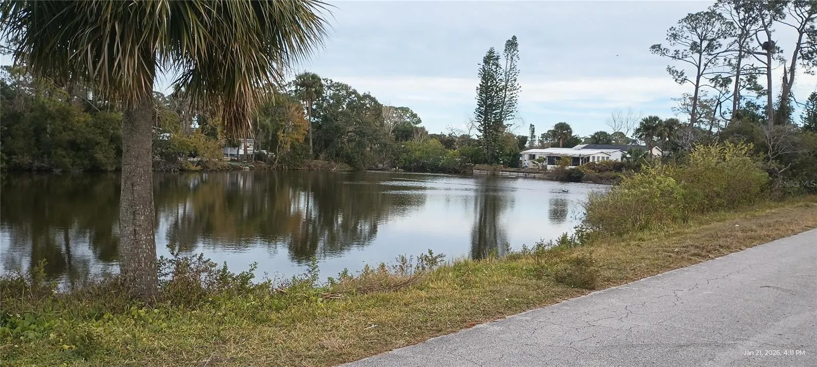 lake across the street