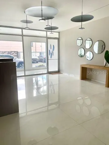 building lobby area