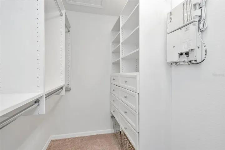 Boutique-style Walk-in Closet