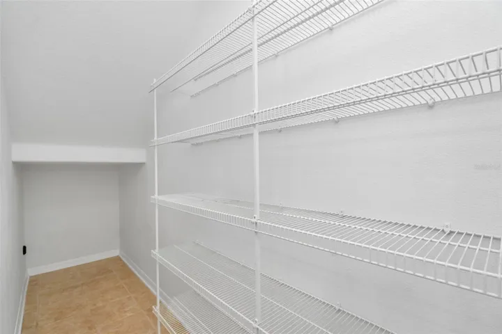 Roomy Walk-in Pantry