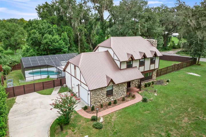 Tudor Style Pool Home