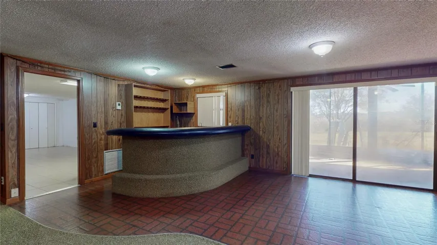 Wet bar in great room