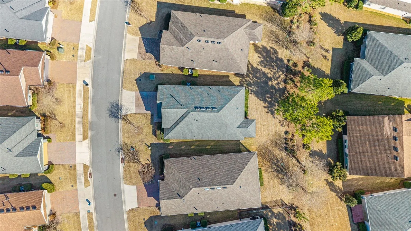Overhead view of home