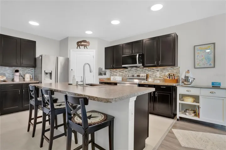 Comfortable family kitchen