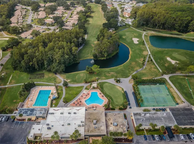 Community offers - 2 pools, 2 golf courses, clubhouse, restaurant, fitness center, tennis courts and so much more!