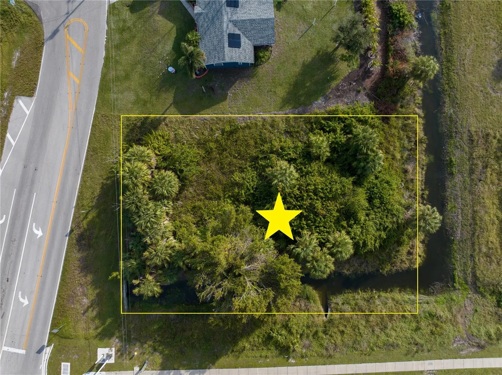 The lot is located in Flood Zone X, meaning no flood insurance is required upon construction.