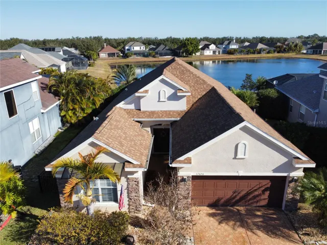 Front aerial view