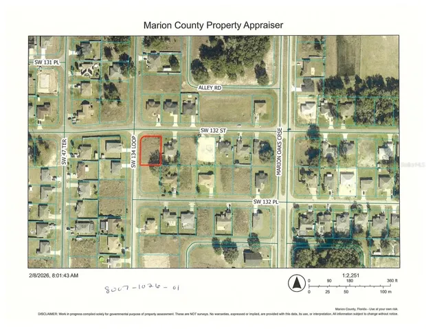 Marion Oaks Unit 7 Corner lot