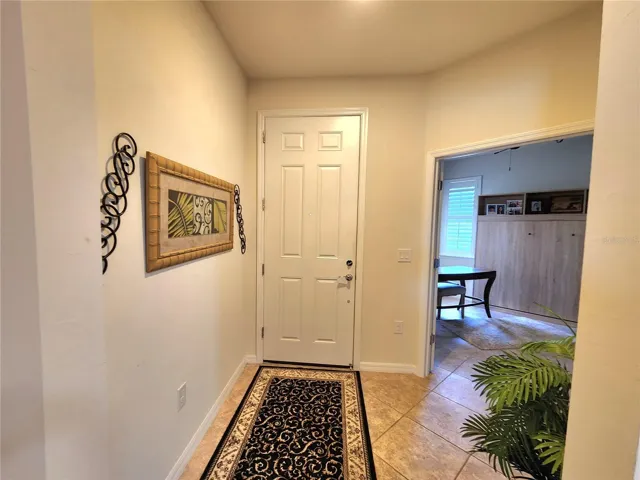 Front door and door to den