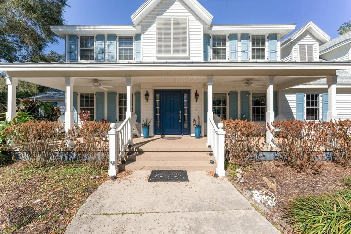 Welcoming front porch