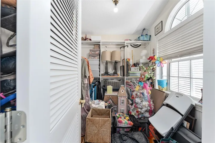 Walk-in, customized closet