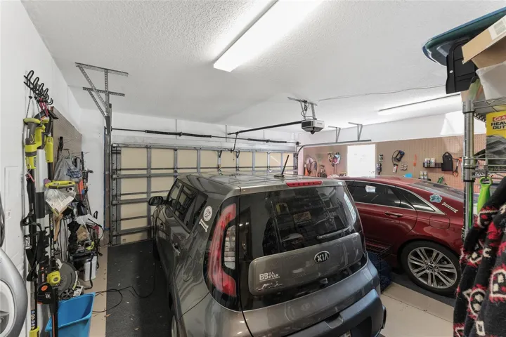 2 car attached garage