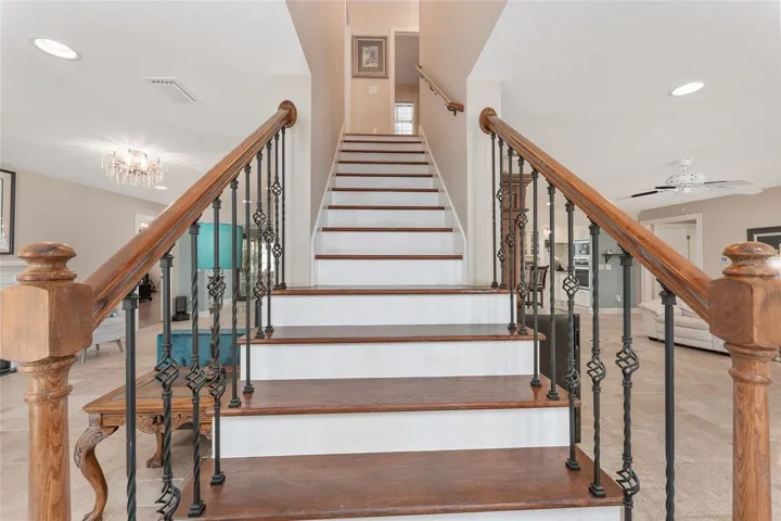 Upstairs!