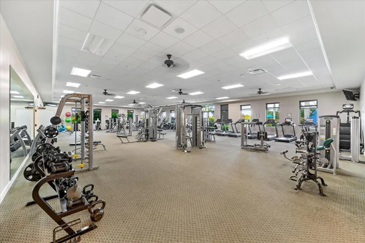 State-of-the-art fitness center.