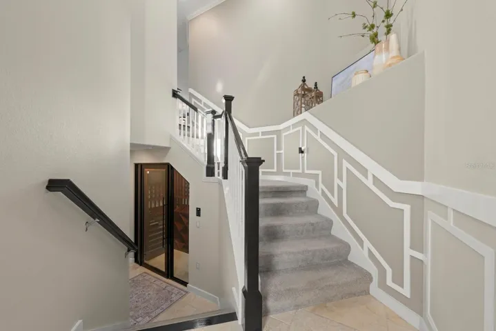 Entrance into coach home.