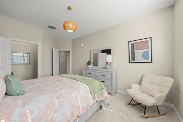 Guest bedroom 2 cont. with large closet (currently used as a nursery).