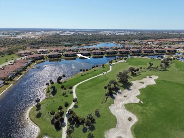 Stunning views of the water and golf course.