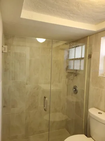 Master shower
