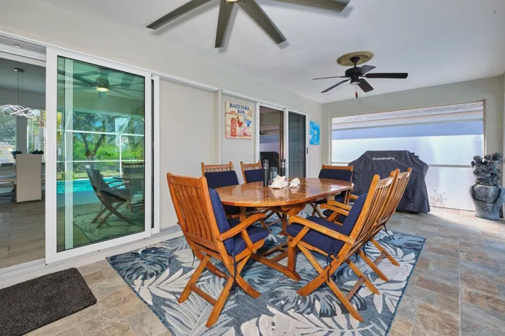 large covered lanai