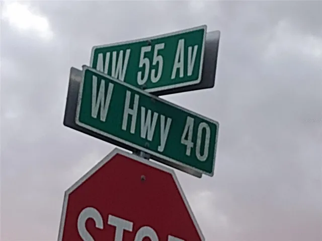 Intersection of W Hwy 40 and NW 55 Avenue