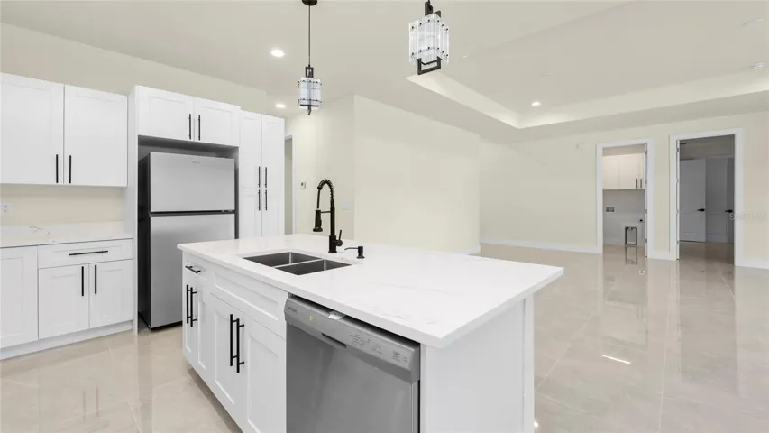 Kitchen and Living Space