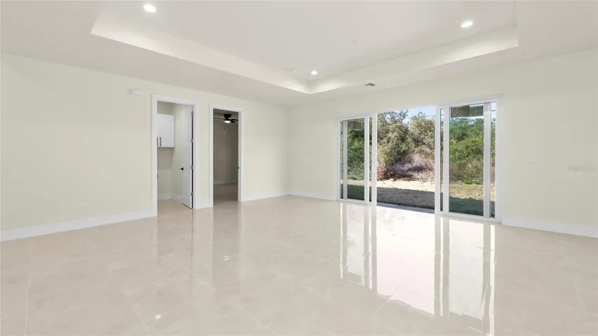 Living Space with Sliders