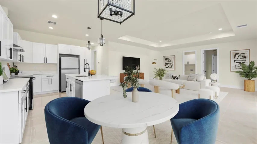Dinette Virtually staged