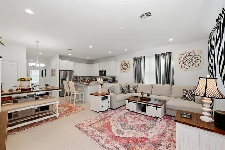Plenty of recessed lighting