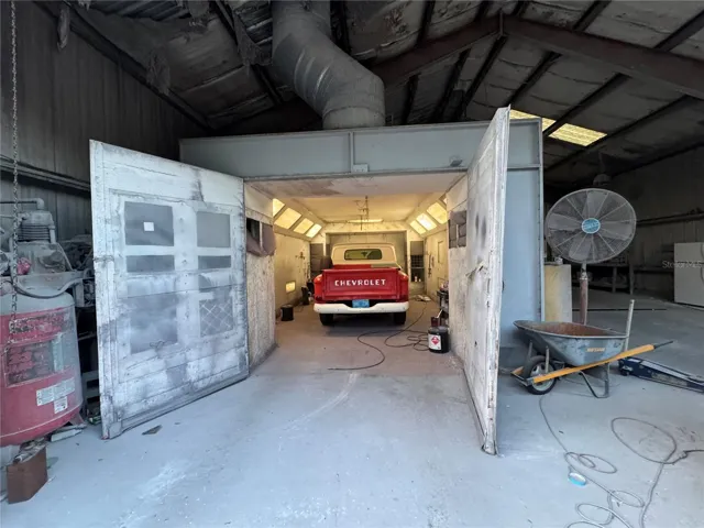 Paint Booth Entry