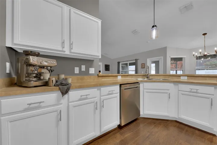 sink and dishwasher