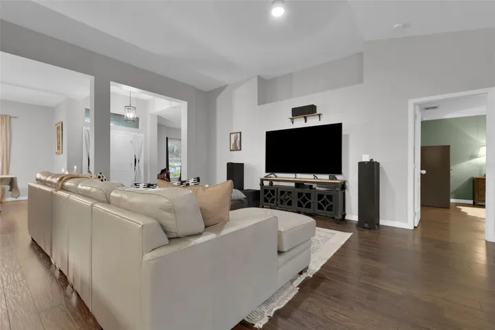 view of living area from dinette