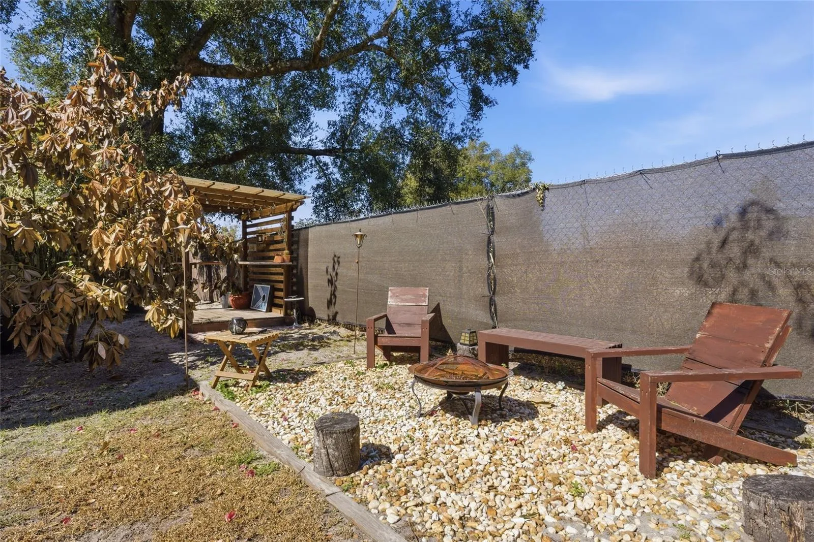 Back Yard Social Area