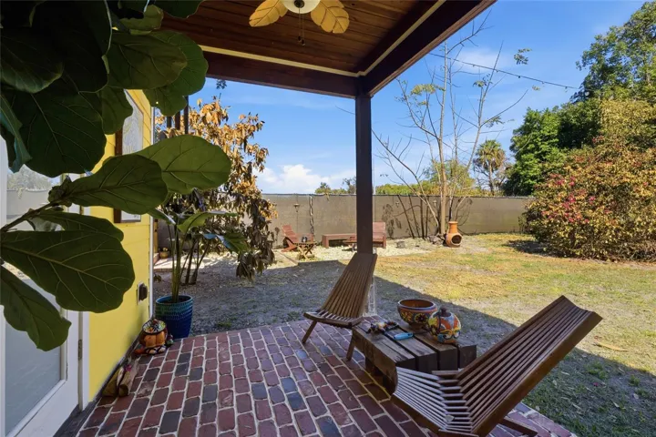 Guest House - Private patio off of kitchen and Bedroom #2