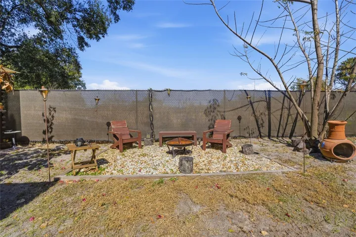 Back Yard Social Area