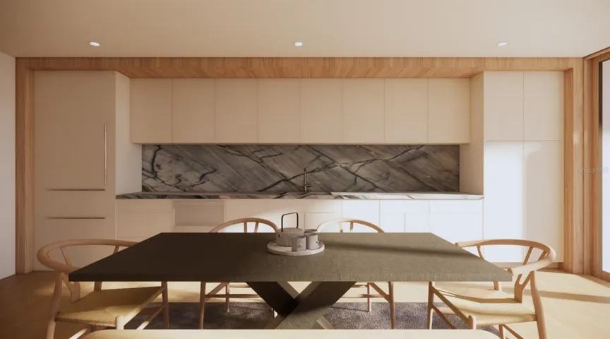 Main House - Kitchenette Rendering