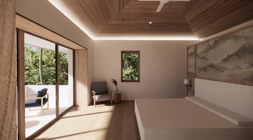 Main House - Guest Suite 5 Rendering
