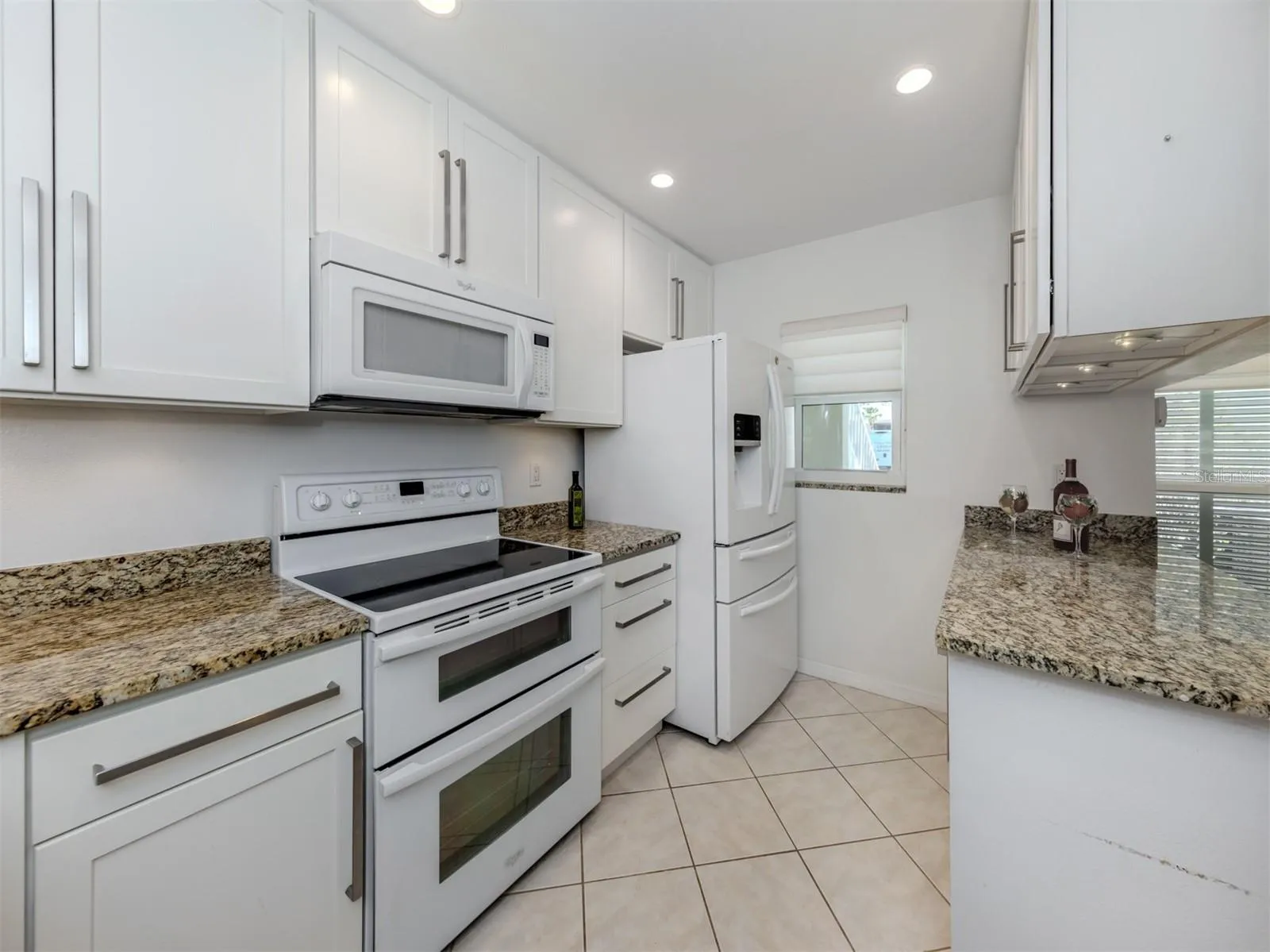 Plenty of counter space and storage here for the chef!