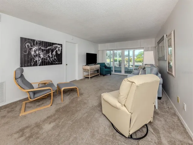The oversized living room is perfect for plenty of guests while entertaining
