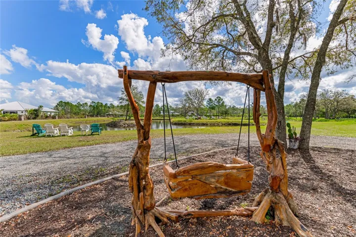 Serene setting with lakes and horse pastures