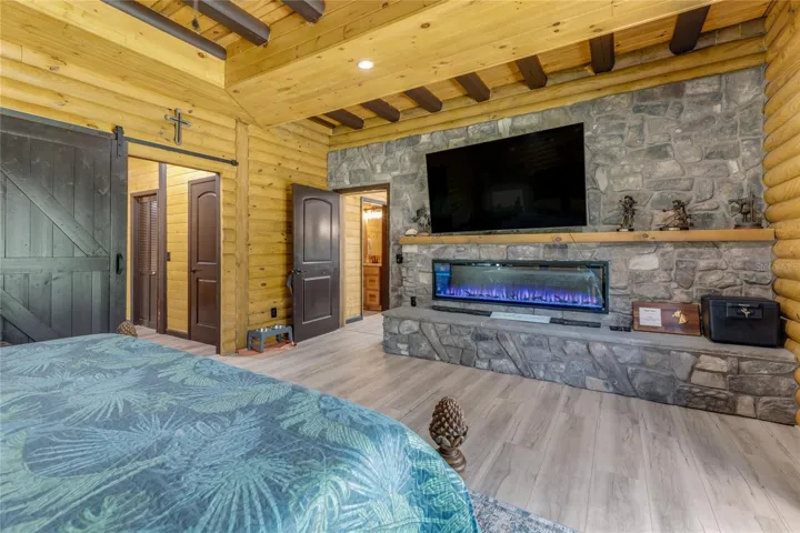 Primary bedroom suite is located on the first floor