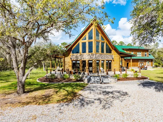 Gorgeous, custom log home