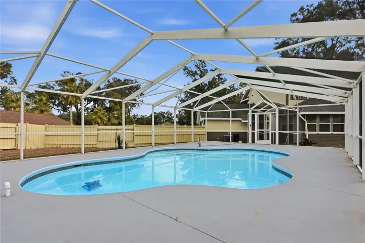 large screened pool enclosure