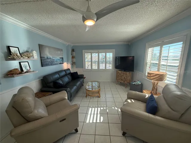 Living room overview. New walls fresh paint.