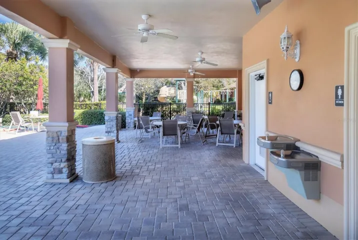Community pool area