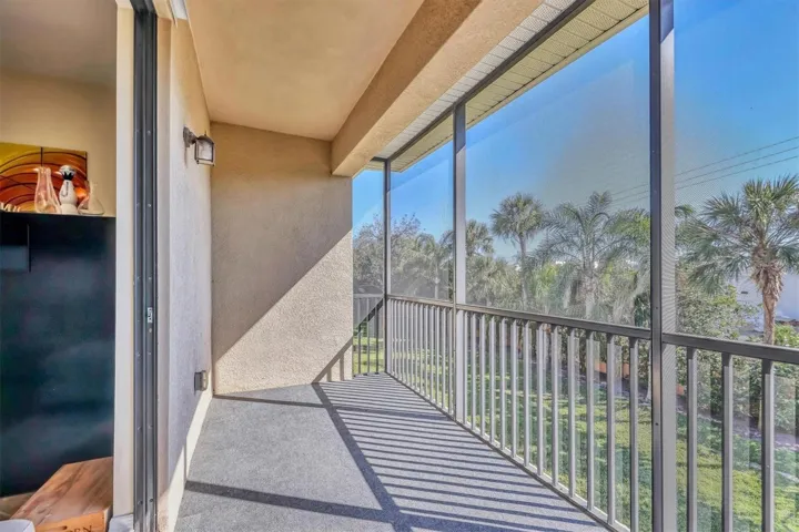 Screened lanai