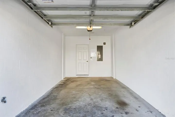 Attached 1-car garage
