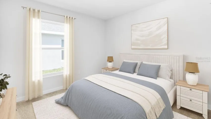 This image is virtually staged. Bedroom 2.